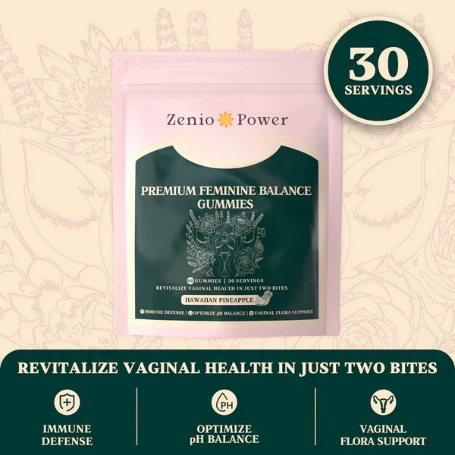 Zenio Power Feminine Balance Gummies